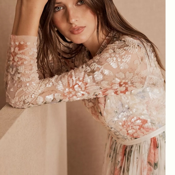 Needle & Thread Sweet Posy Bodice Ankle Gown. NEW WITH TAG - Picture 4 of 11